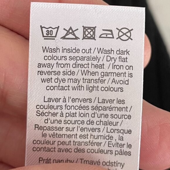 Apricot LS Mock Neck Knit Ribbed Midi Sweater Dress w Side Slit Black Sz XS NWT - Picture 13 of 16